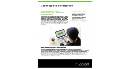 ConnectSuite e-Preference Brochure Cover