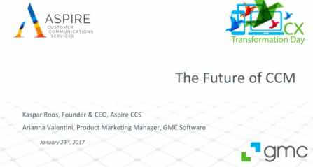 Future of Customer Communications Management and Customer Experience Webinar Thumbnail