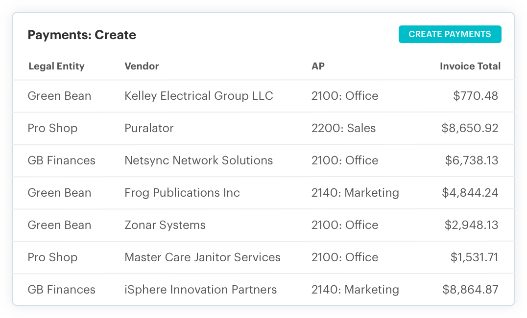 vendor calls screenshot