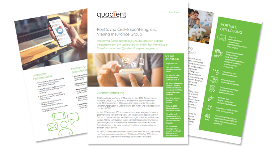 Screenshot von der Fallstudie