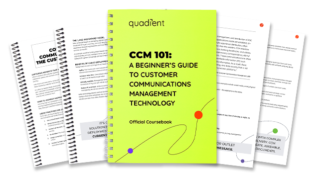 CCM 101: A Beginner’s Guide to Customer Communication Management Technology