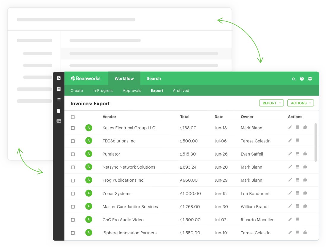 beanworks integrations workflow