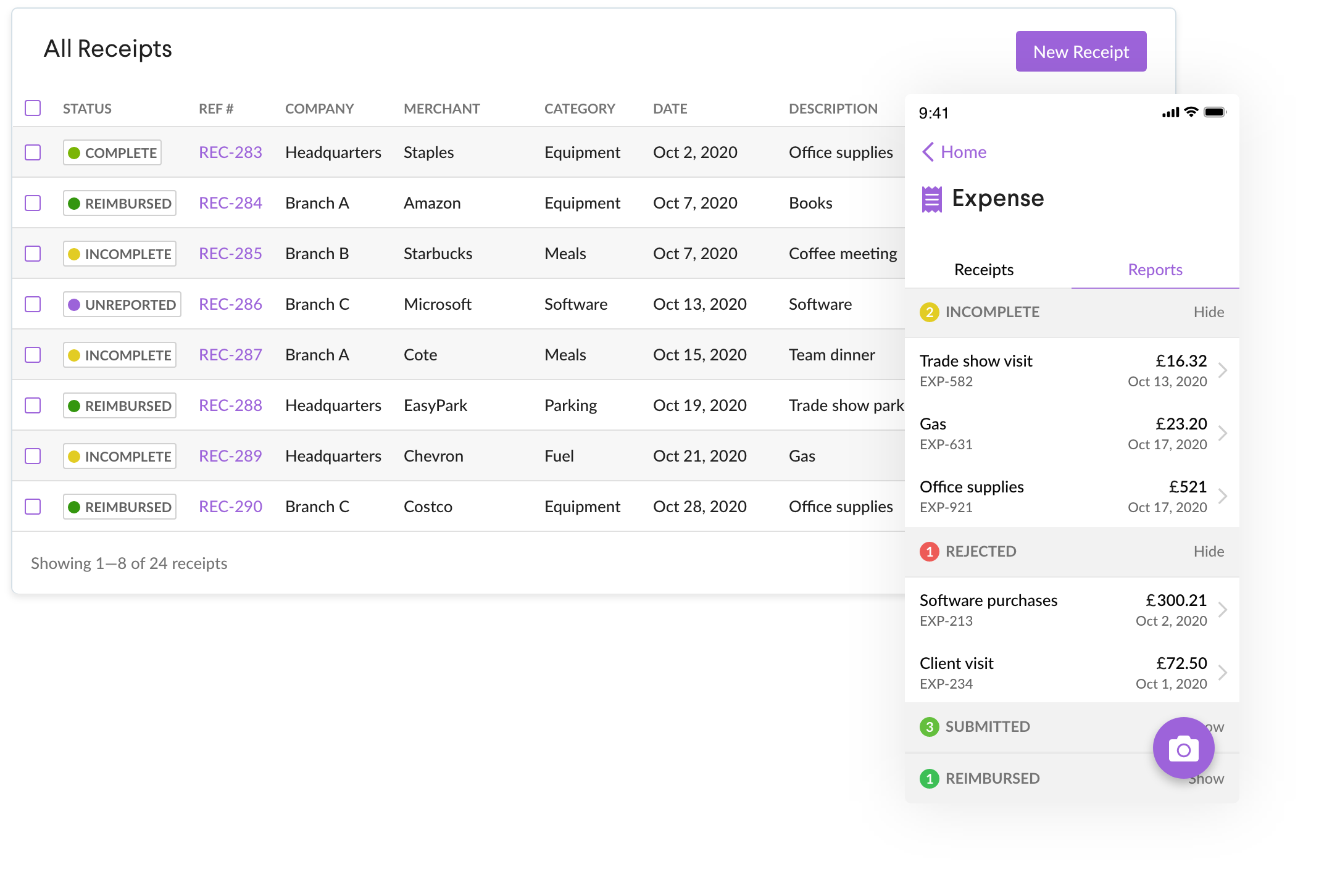 Improve visibility and insight into spend