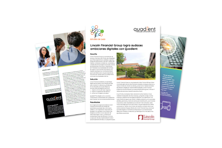 Lincoln Financial Group logra audaces ambiciones digitales con Quadient 