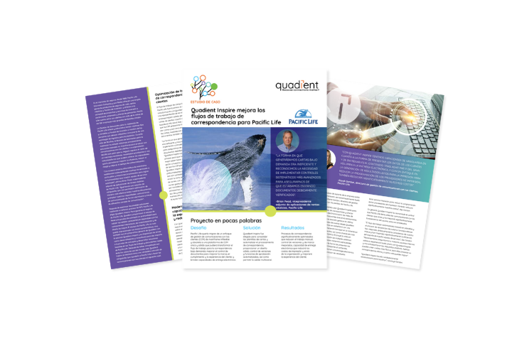 Quadient Inspire mejora los flujos de trabajo de correspondencia para Pacific Life