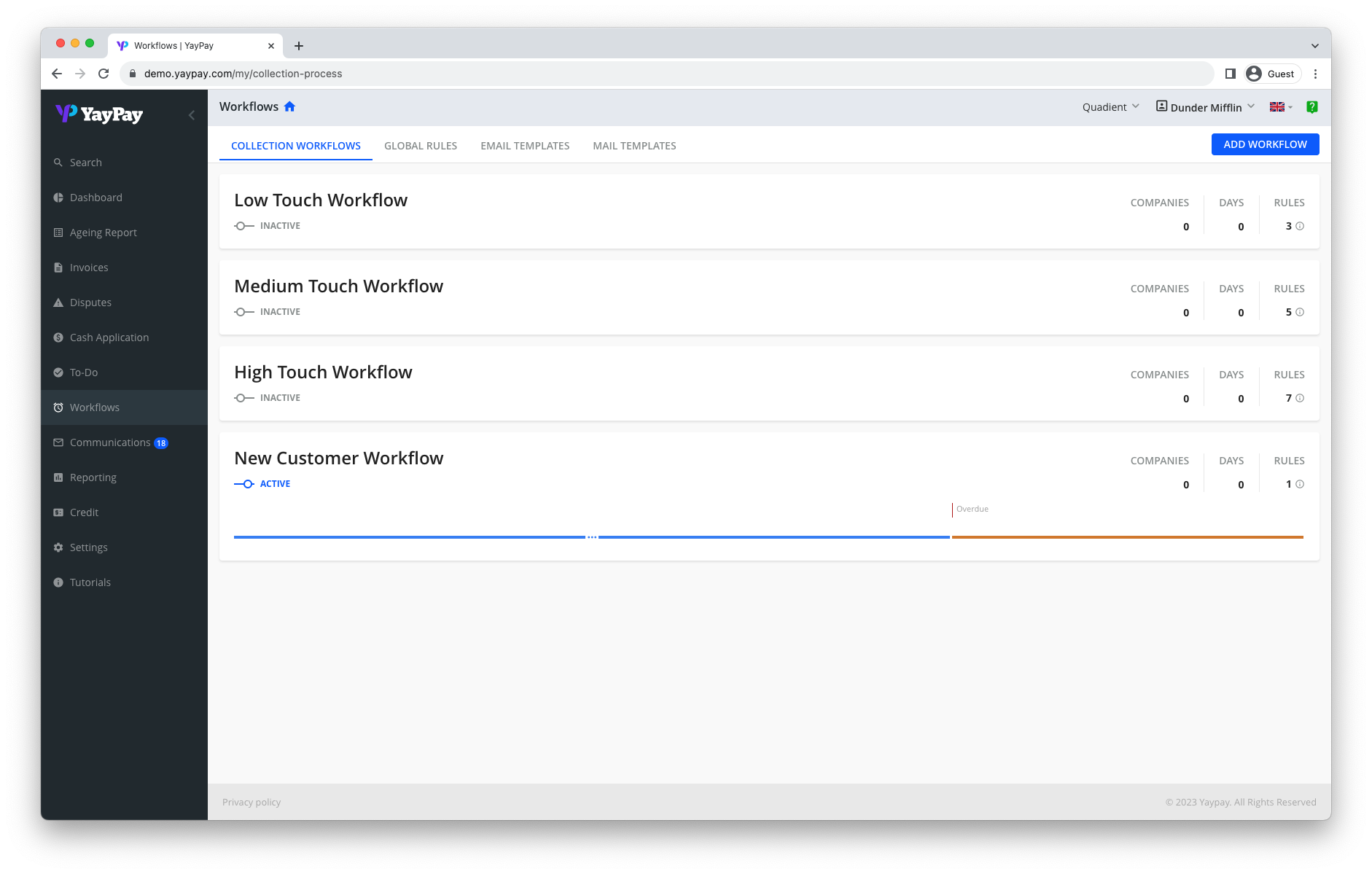 Collection Workflows