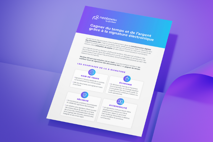 Signature électronique, gagner du temps et de l'argent