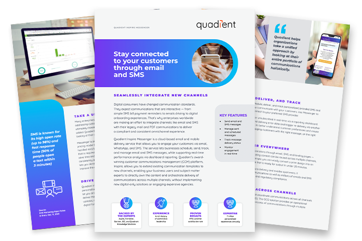 Quadient Inspire Messenger