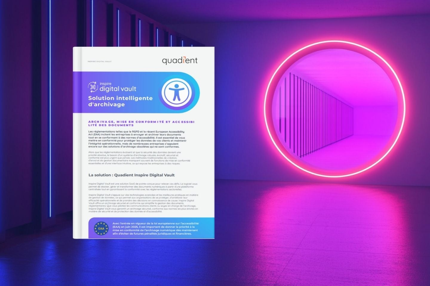 Solution d'archivage, de mise en conformité et d'accessibilité des documents