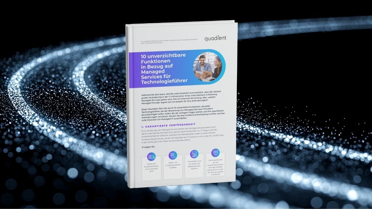 10 unverzichtbare Funktionen in Bezug auf Managed Services für Technologieführer