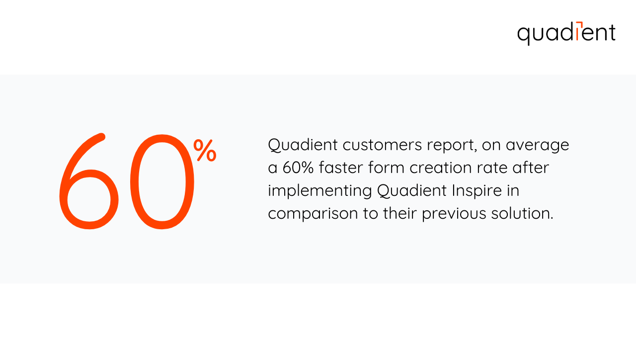 60% faster form creation