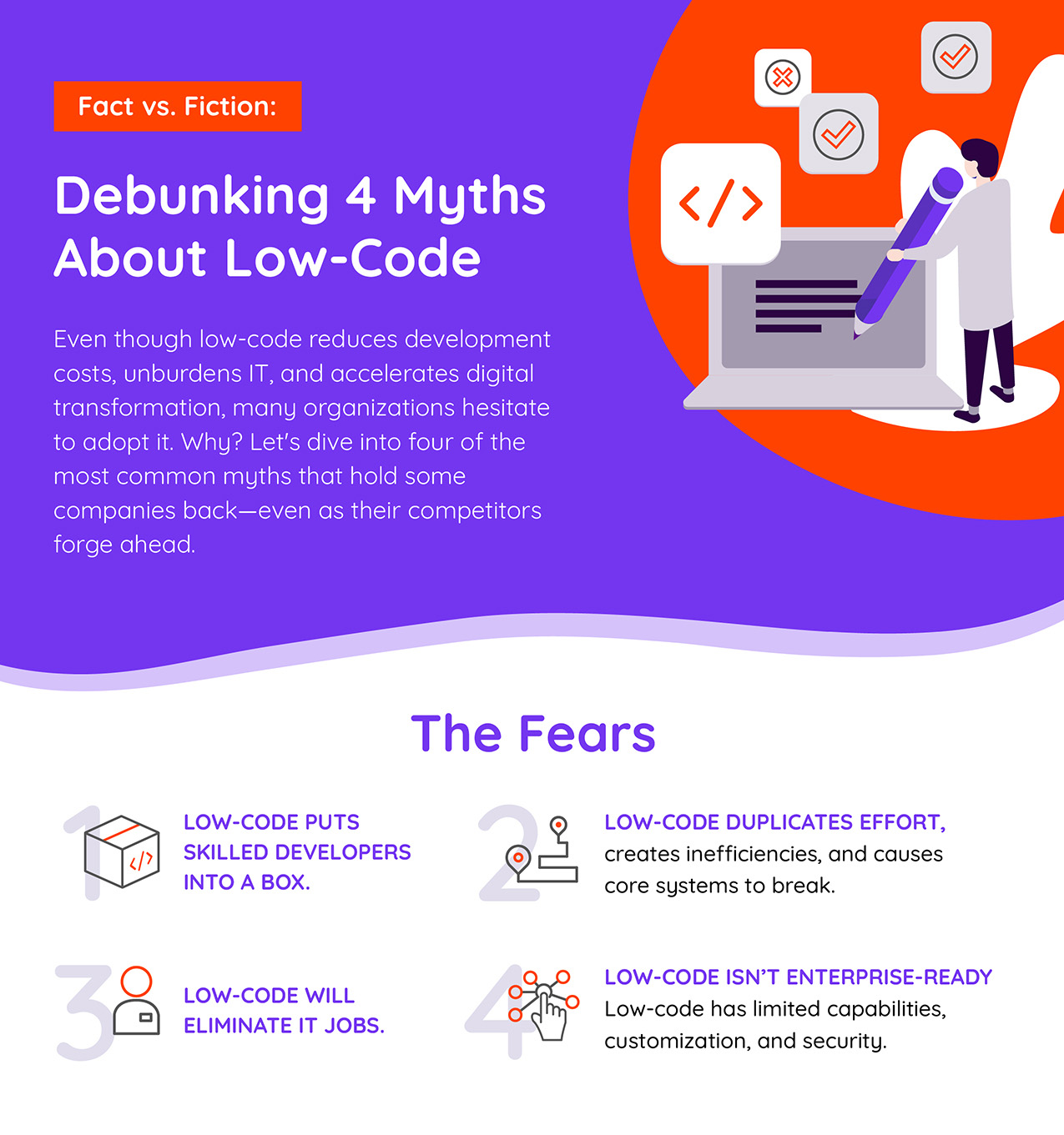 Debunking 4 myths about low-code