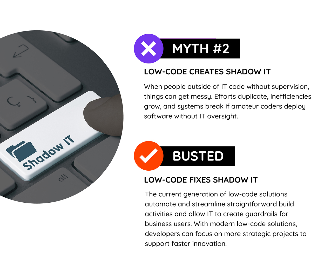 Debunking 4 myths about low-code