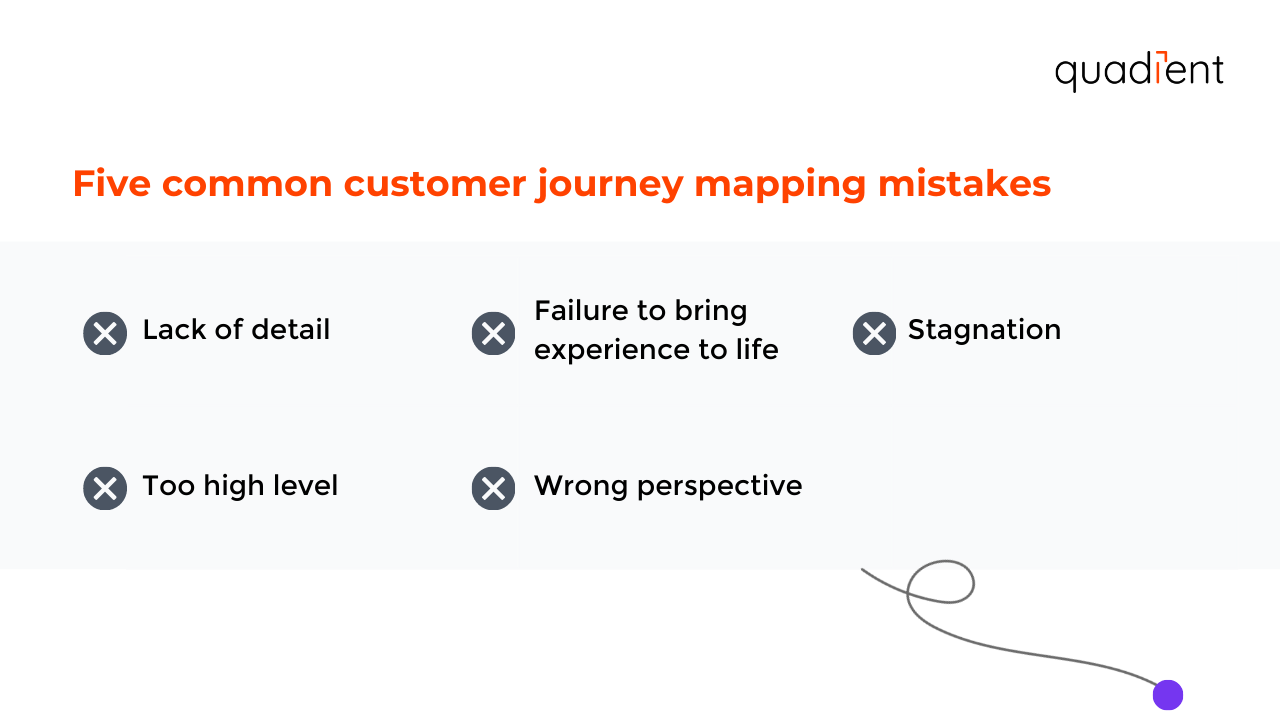 five common customer journey mapping mistakes
