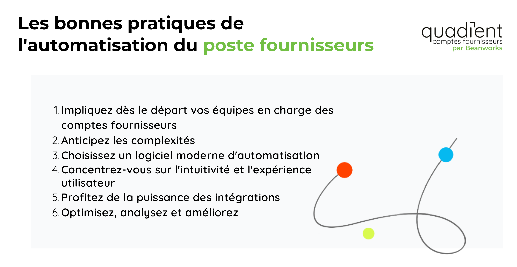 Les bonnes pratiques de l'automatisation du poste fournisseurs