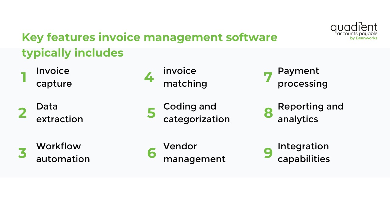 key features of invoice management software