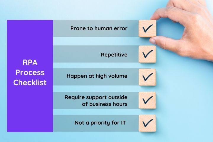 RPA process checklist