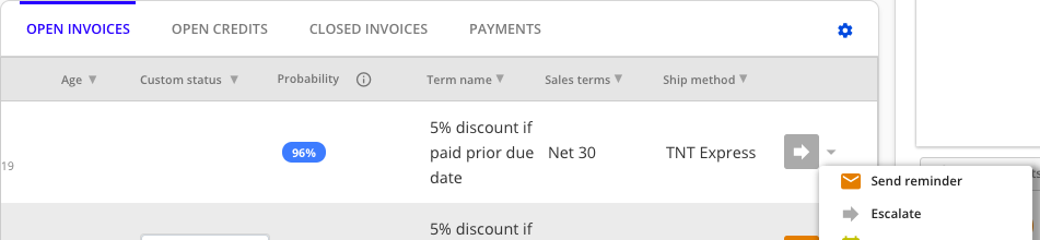 Prompt Past Due Communication