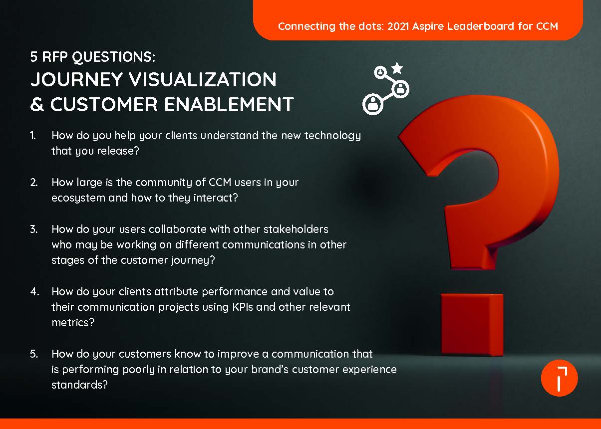 RFP customer journey mapping enablement 