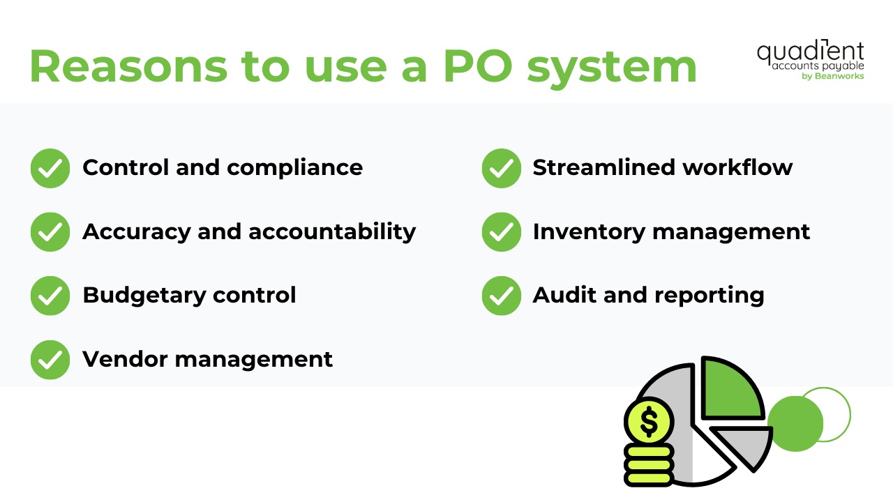 reasons to use a po system
