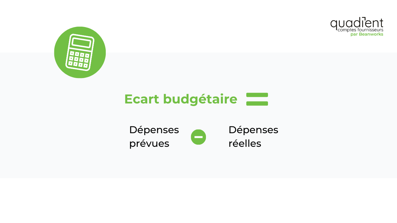 Écarts budgétaires