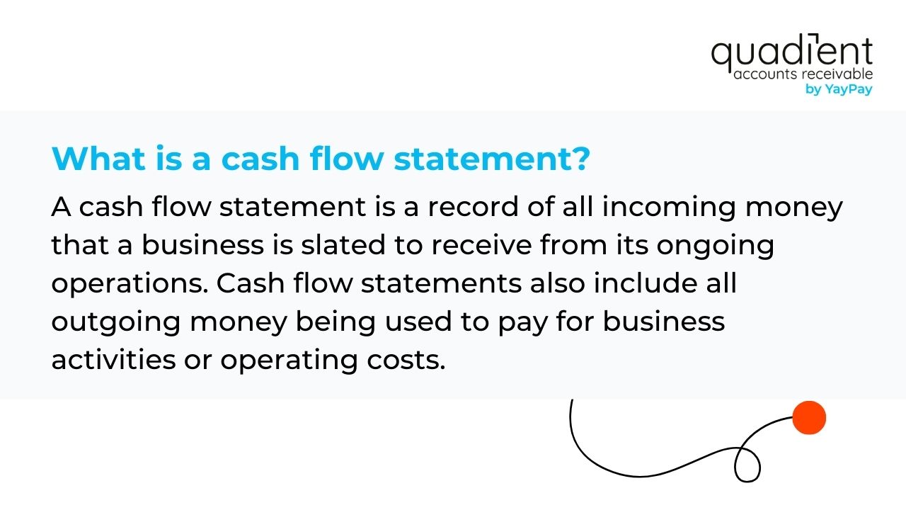 What is a cash flow statement