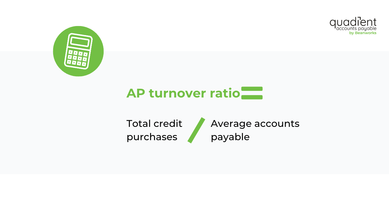 AP turnover ratio formula