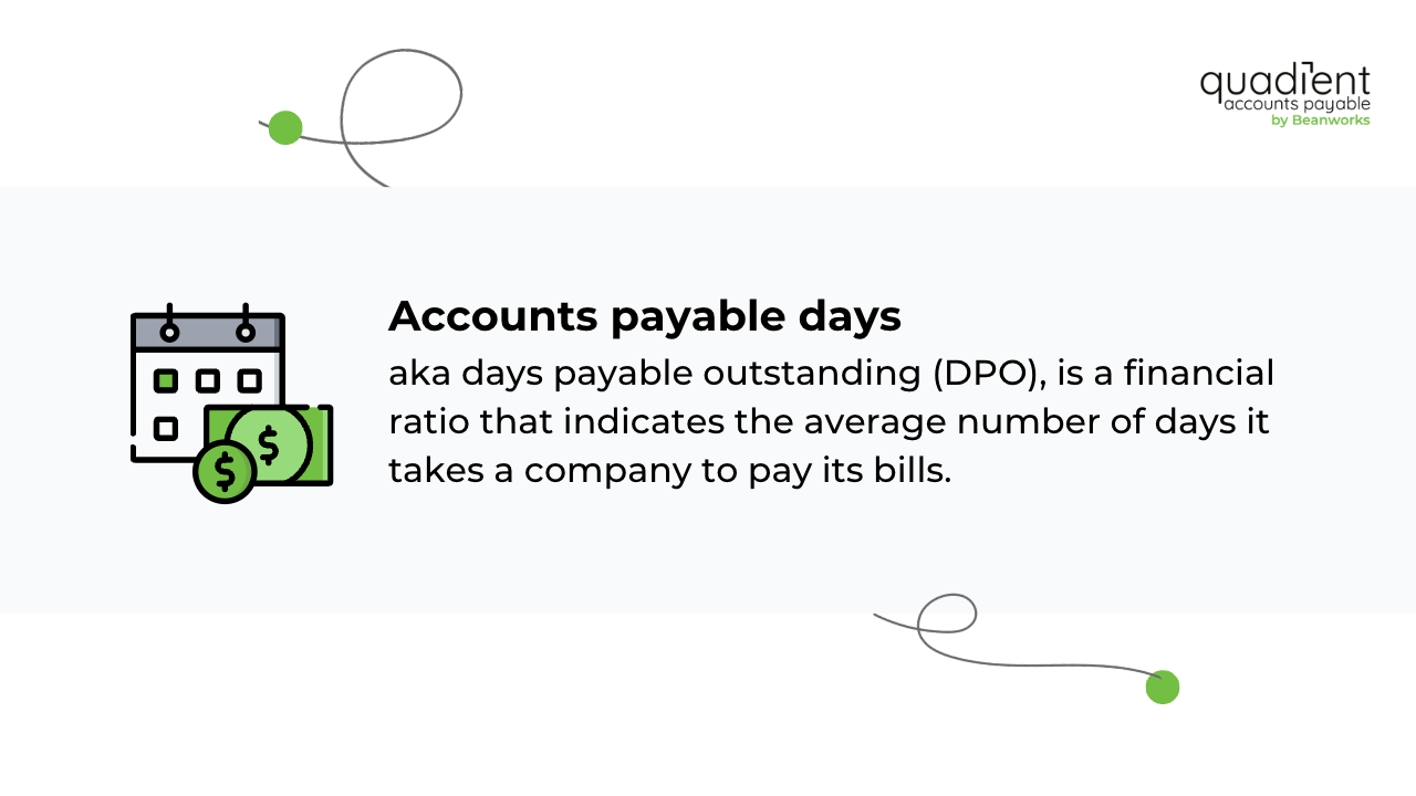 Accounts payable days definition