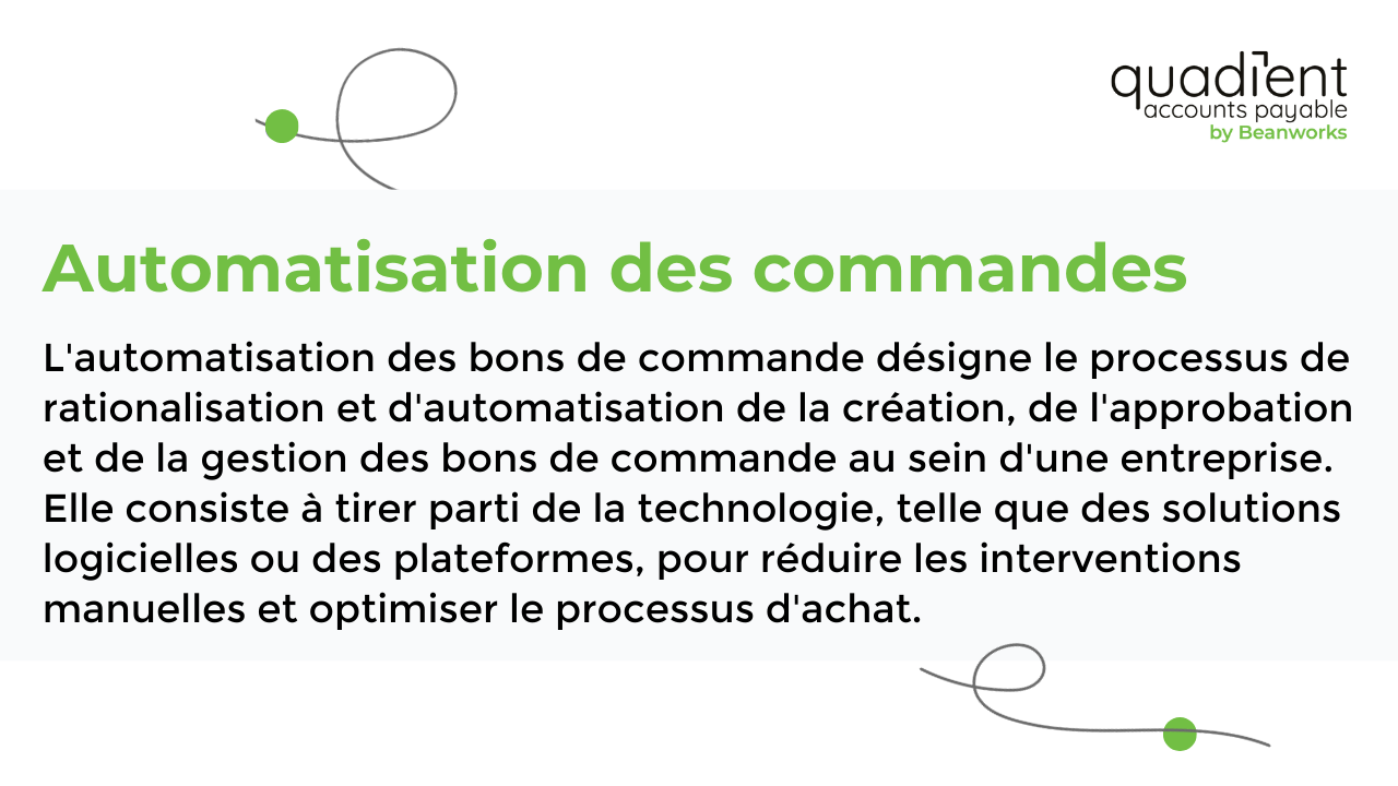 automatisation des commandes