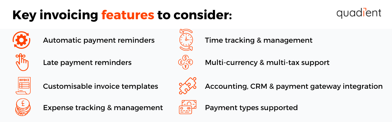 key invoicing features to consider