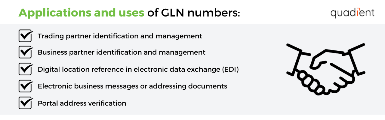 Applications and uses of GLN numbers