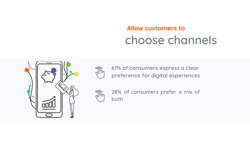 Allow customers to choose their channels