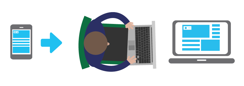 cross channel communications graphic