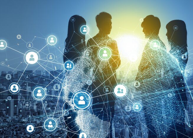 image avec des gens, abstrait