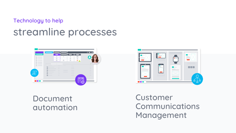 technology to streamline processes
