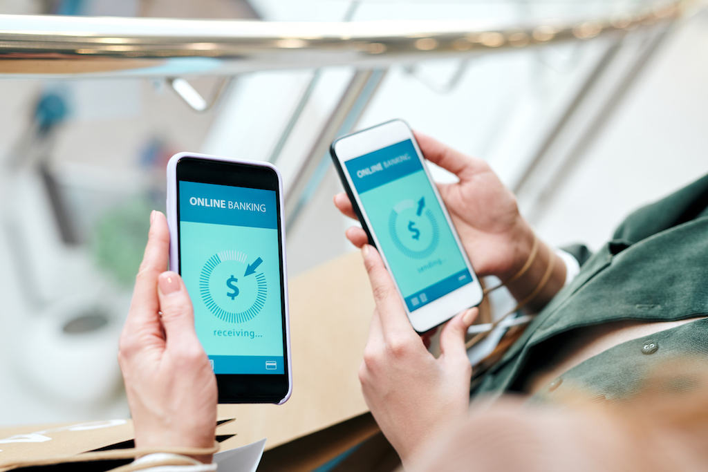 transferring money online