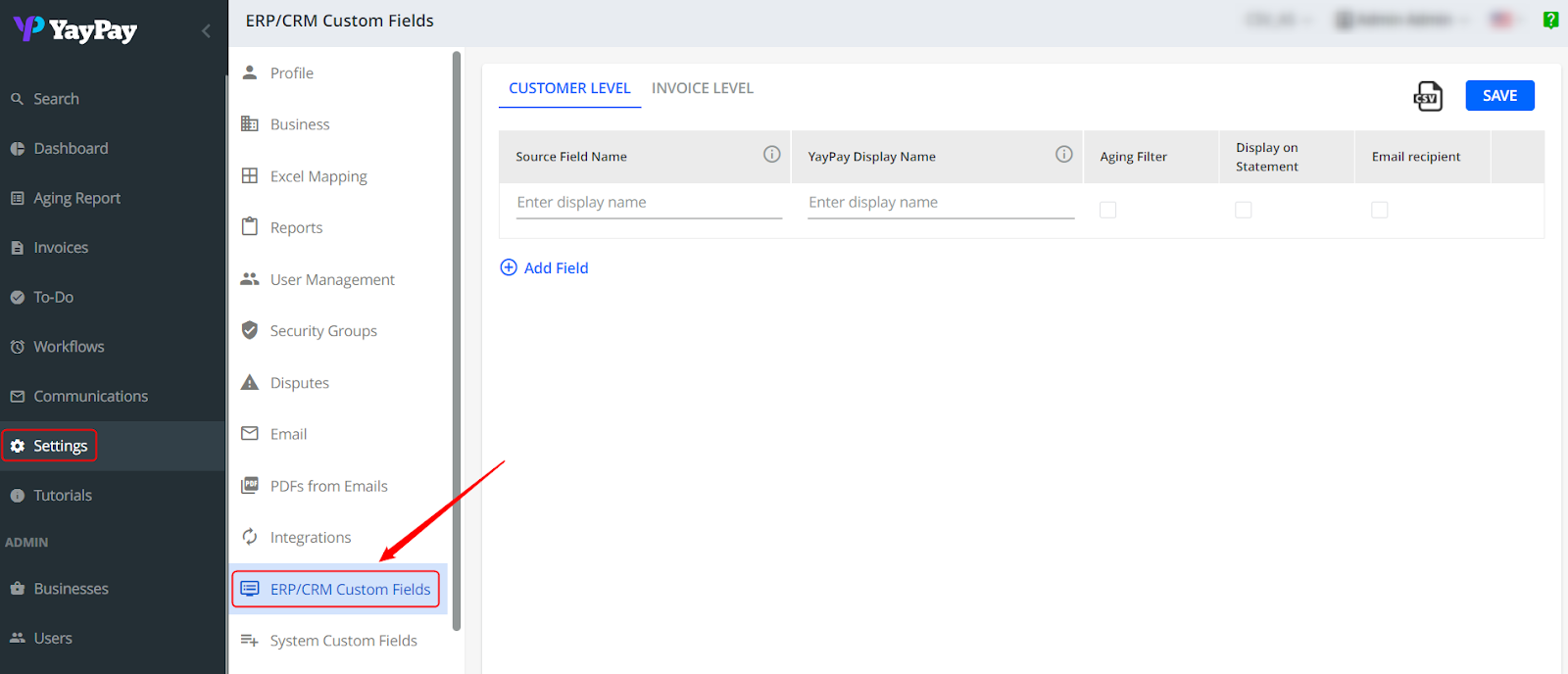 yaypay customer url screenshot