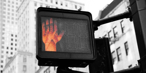 pedestrian stop light