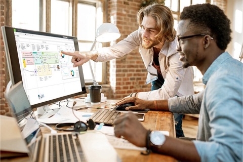 customer journey mapping on single interface