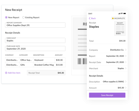 expense receipt management