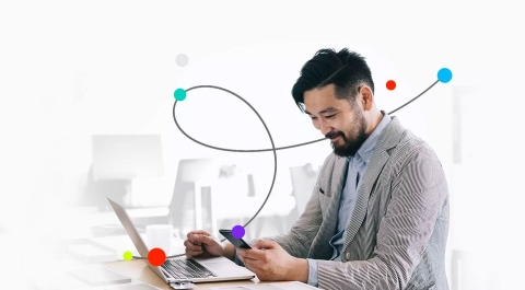 happy man einvoicing