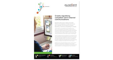 Quadient Inspire: Create Regulatory Compliant Omnichannel Communications