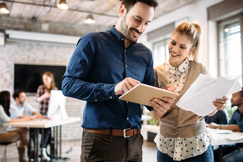 people working on laptop