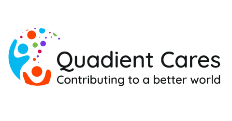 quadient cares philanthropy program logo