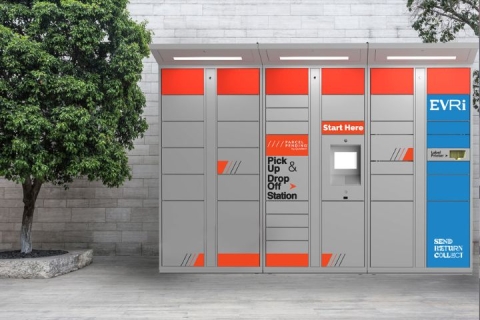 Evri Drop Box Parcel Locker
