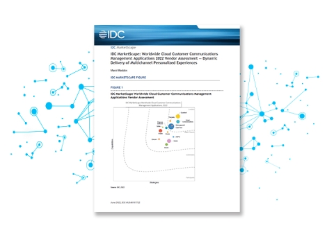 Thumbnail of IDC MarketScape on abstract background 