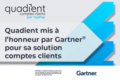Quadient mis à l'honneur par Gartner pour sa solution comptes clients