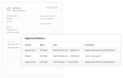 Gain an electronic audit trail image