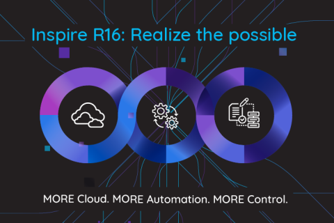 three icons against black background with expanding lines