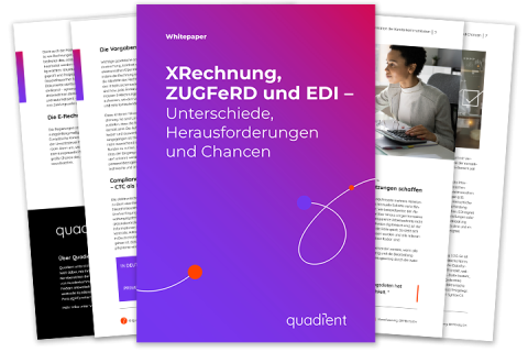 Whitepaper - XRechnung,  ZUGFeRD und EDI